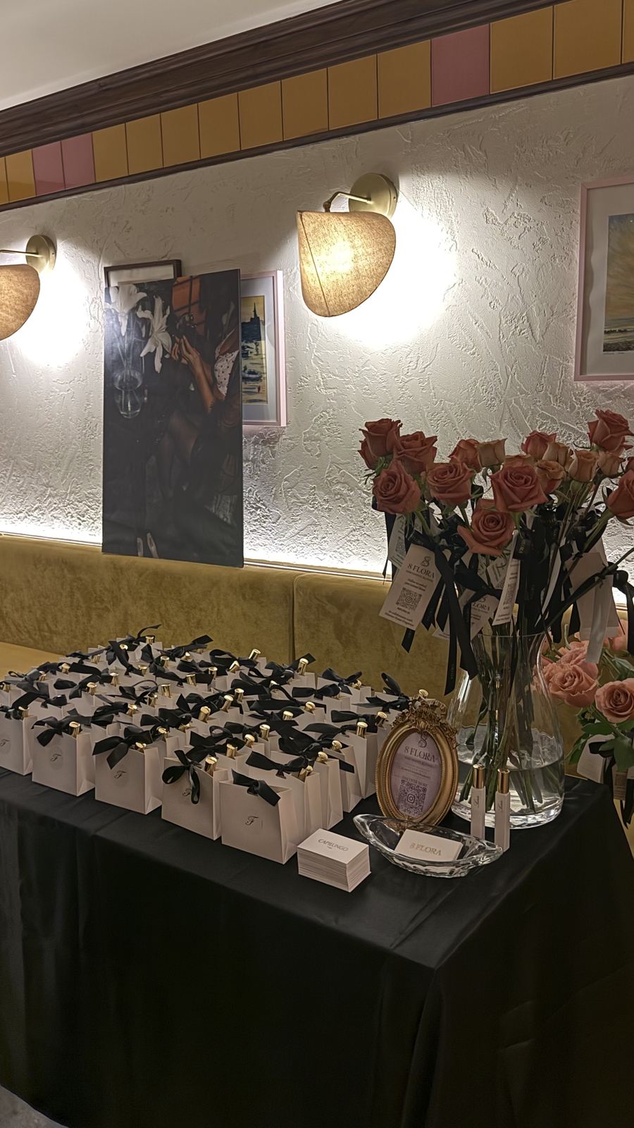 Corporate floral detail